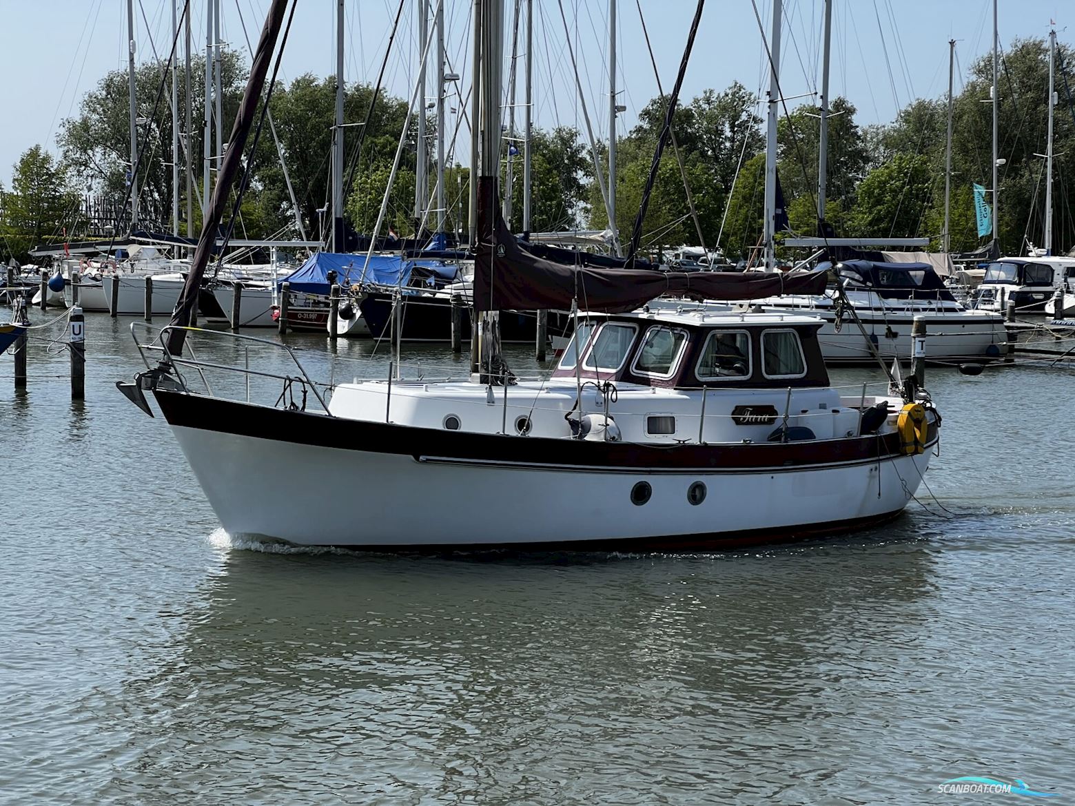 Dart Motorsailor 30 Motorboot 1981, mit Perkins Diesel, motor, Niederlande