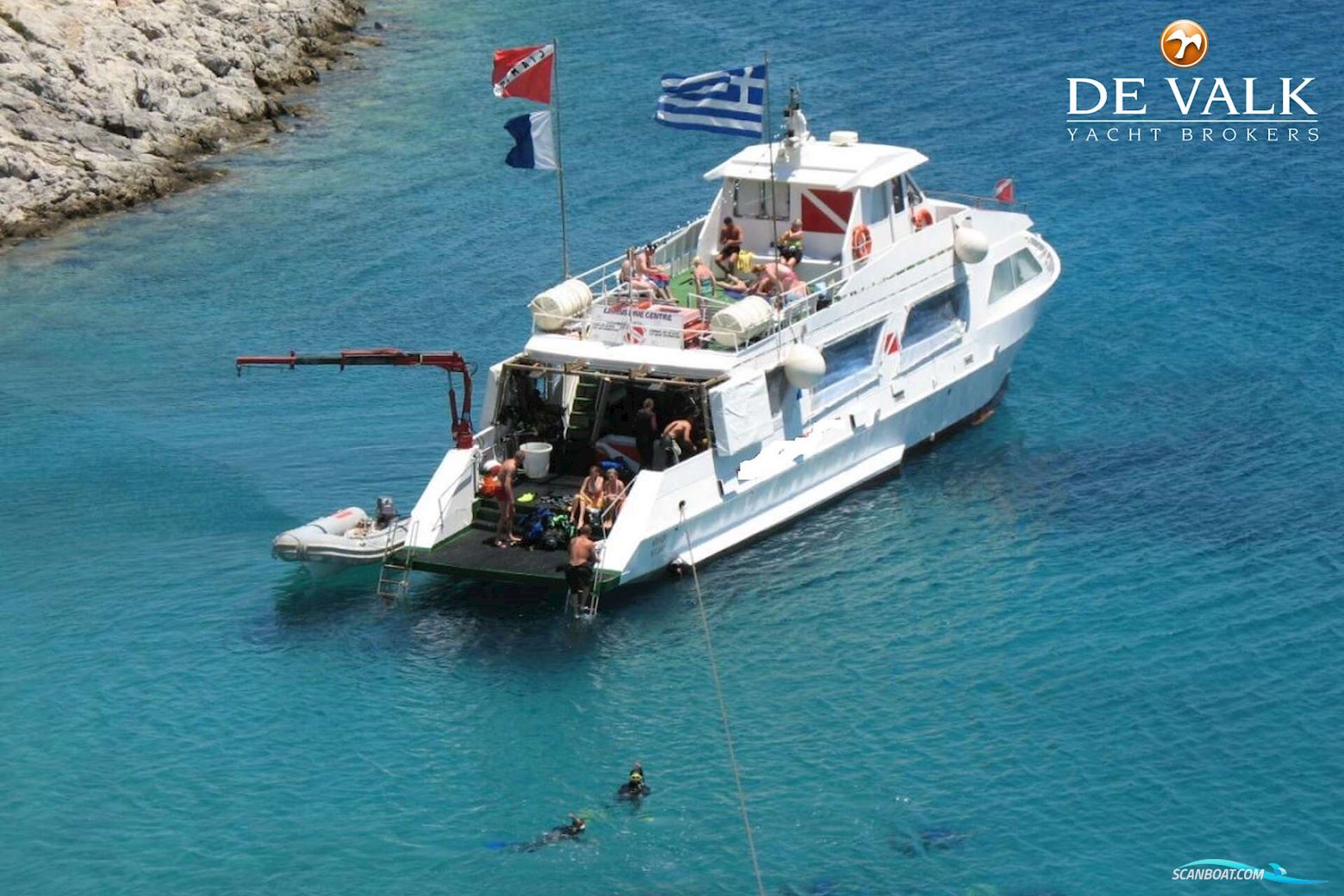 Day Passengers Ship Diving Boat 24 M Motorboot 1980, mit Daewoo motor, Griechenland