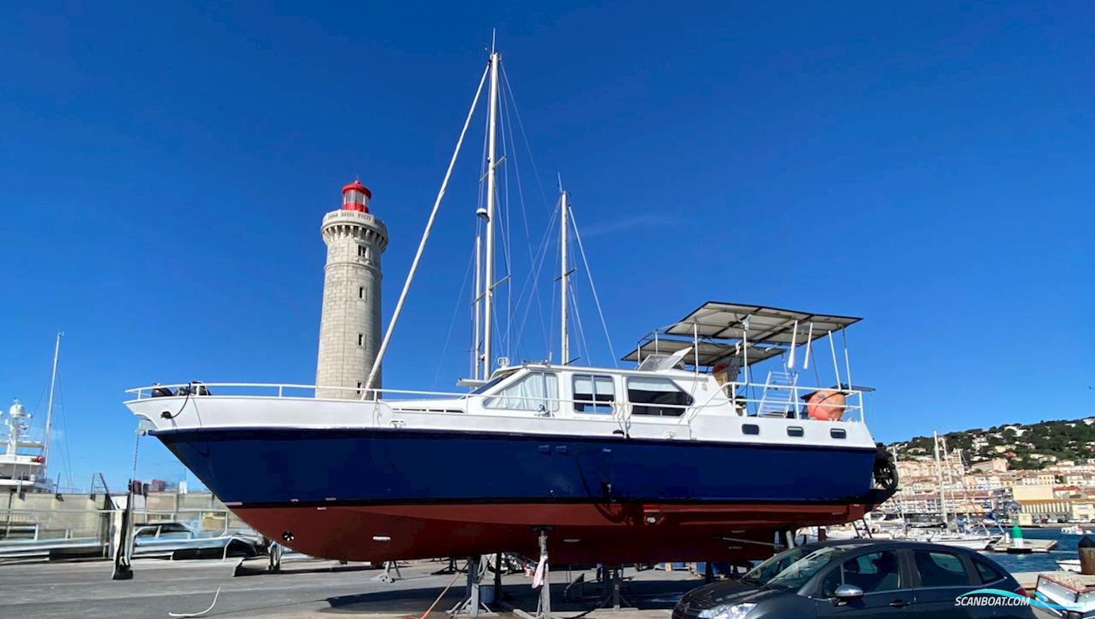 D.C. Bruce Groot Motorboot 1988, mit Ford Sabre Turbo motor, Frankreich