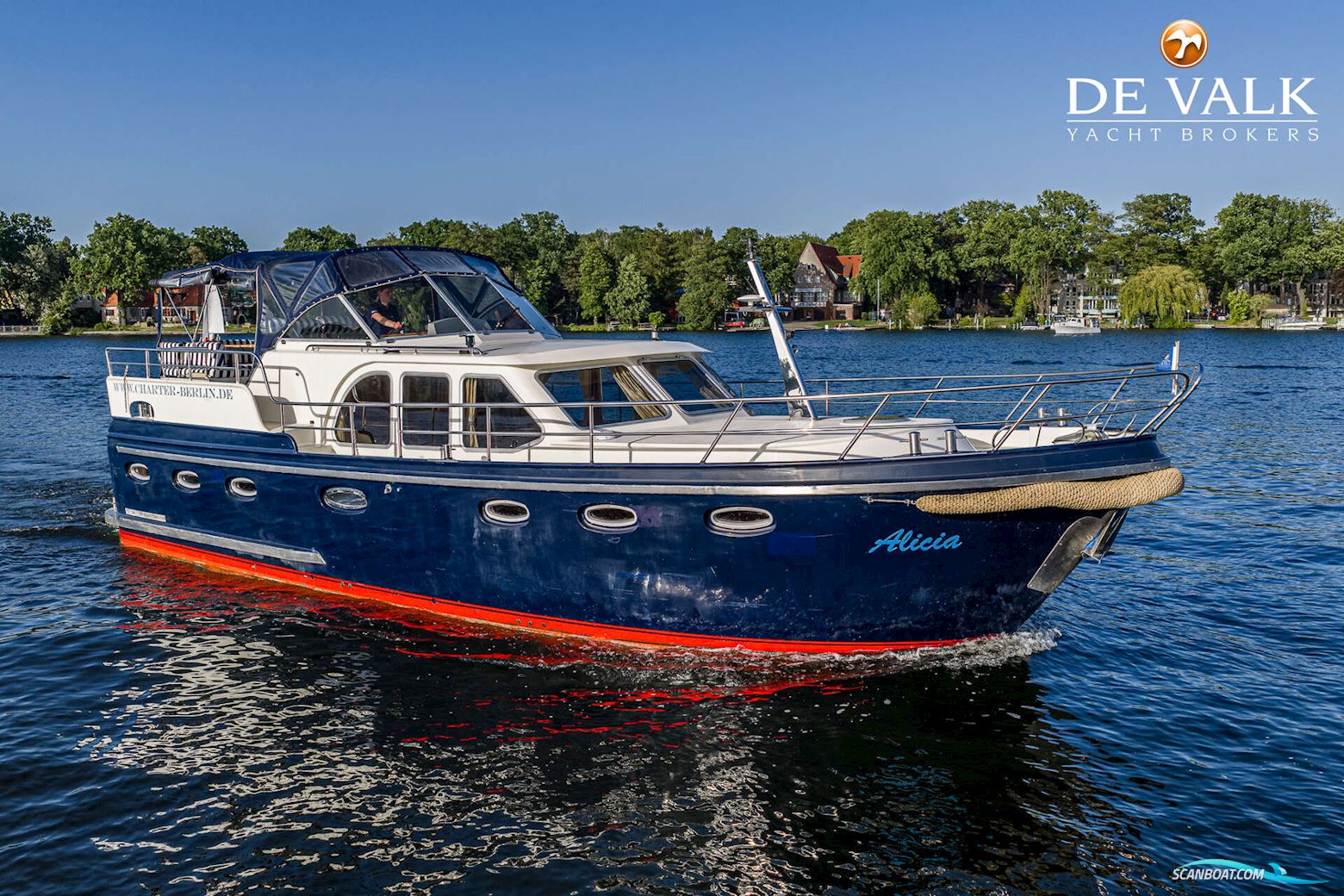 De Drait Deluxe 42 Motorboot 2008, mit Vetus Deutz motor, Deutschland