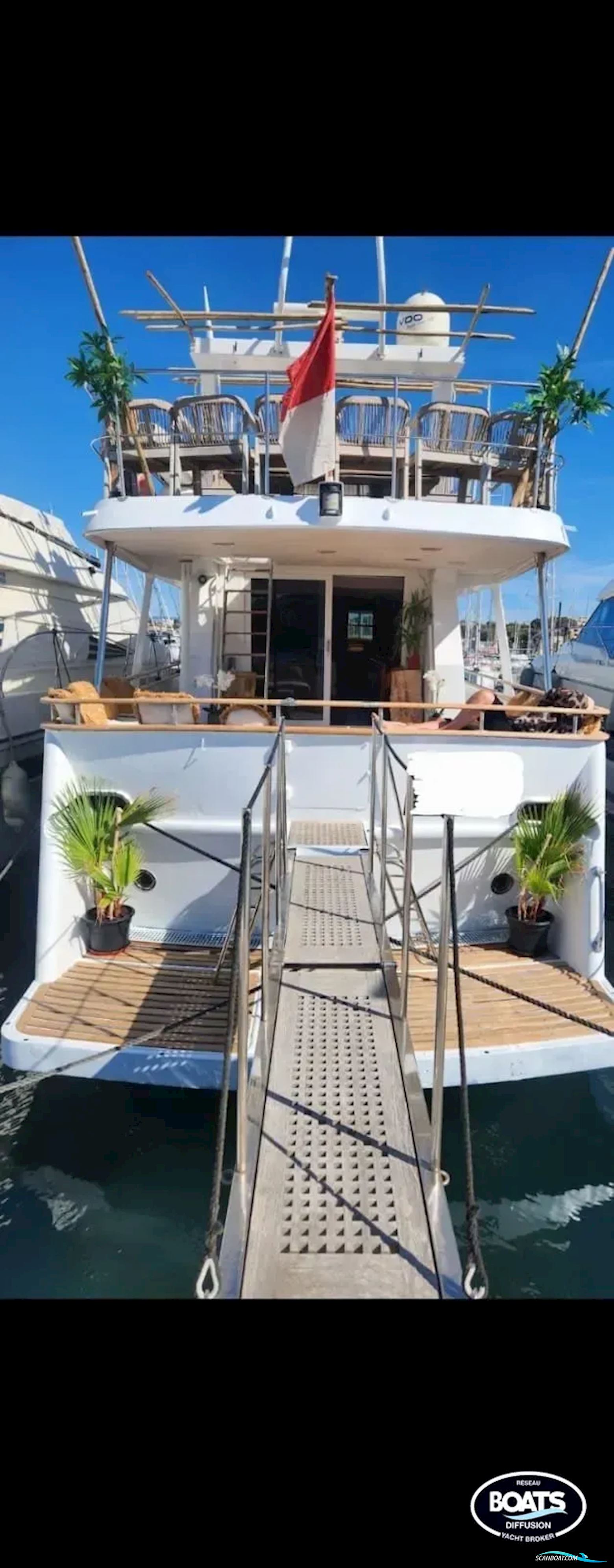 DE Groot Marine Twin Screw Motorboot 1984, mit Volvo motor, Frankreich