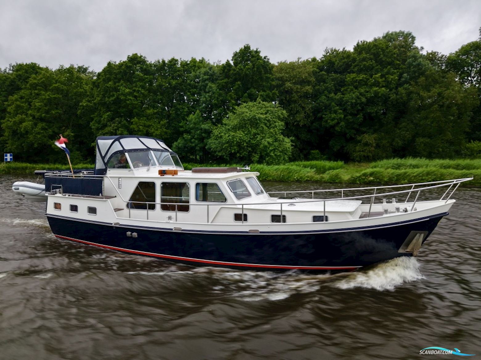 De Ruiter Kotter 13.00 AK Cabrio Motorboot 1978, mit Daf motor, Niederlande