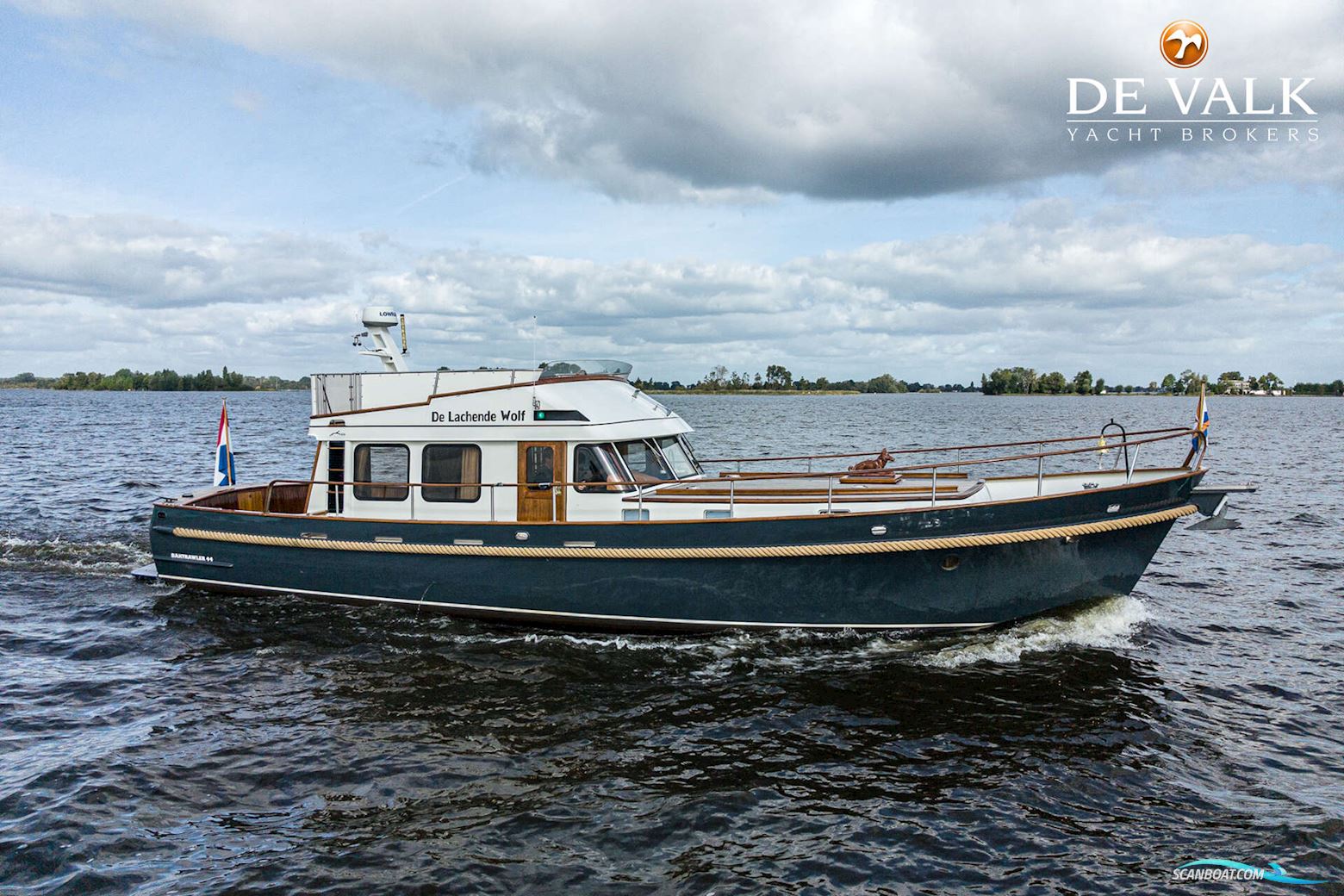 De Vries Lentsch 44 Sedan Motorboot 1979, mit Perkins motor, Niederlande