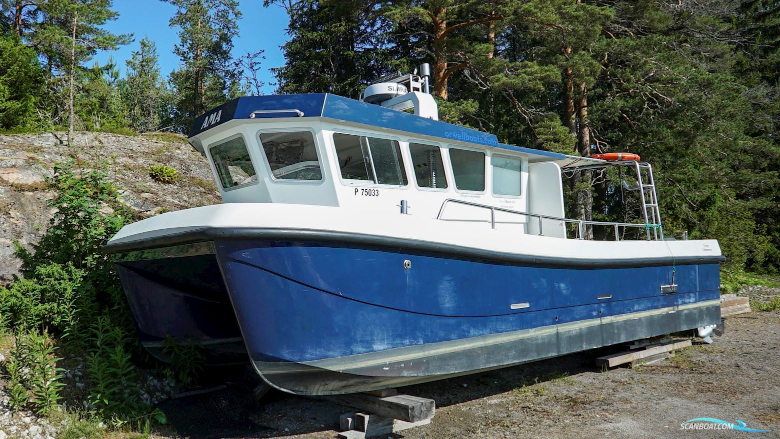 Design Catamaran DC9 Motorboot 2020, mit Honda BF150AK2 motor, Finland