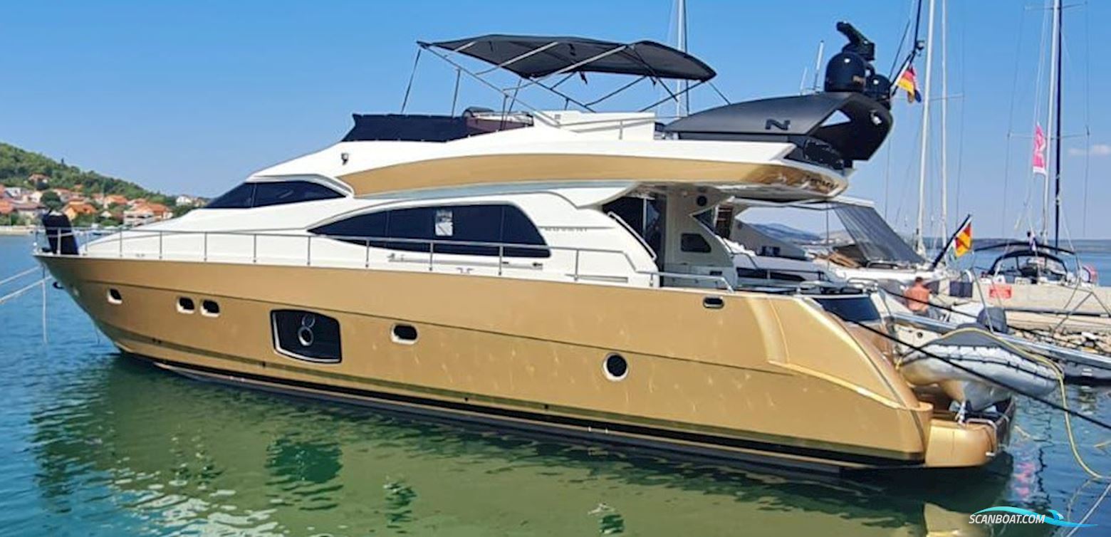 Dominator 63 Nuvari Motorboot 2004, mit Man D 2840 LE 403 motor, Kroatien