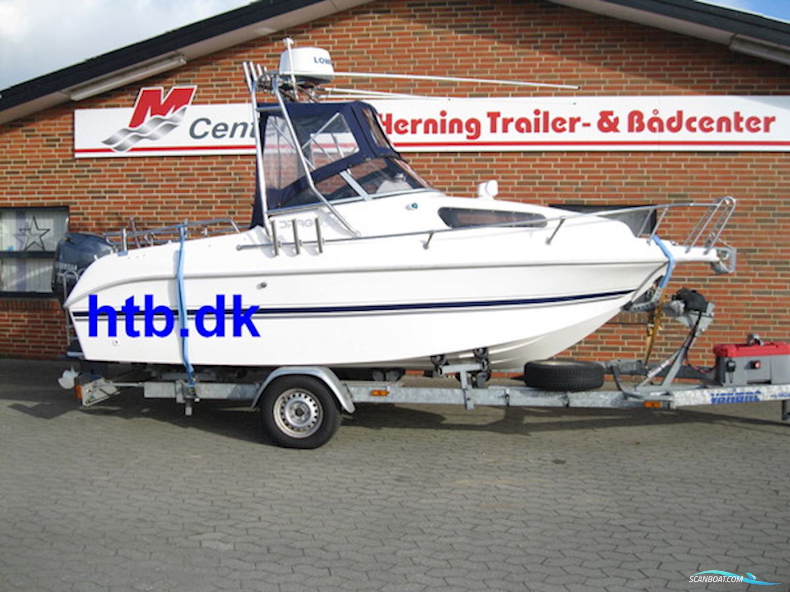 Drago 550 Fiesta m/Yamaha F100 hk 4-takt Motorboot 2008, mit Yamaha motor, Dänemark