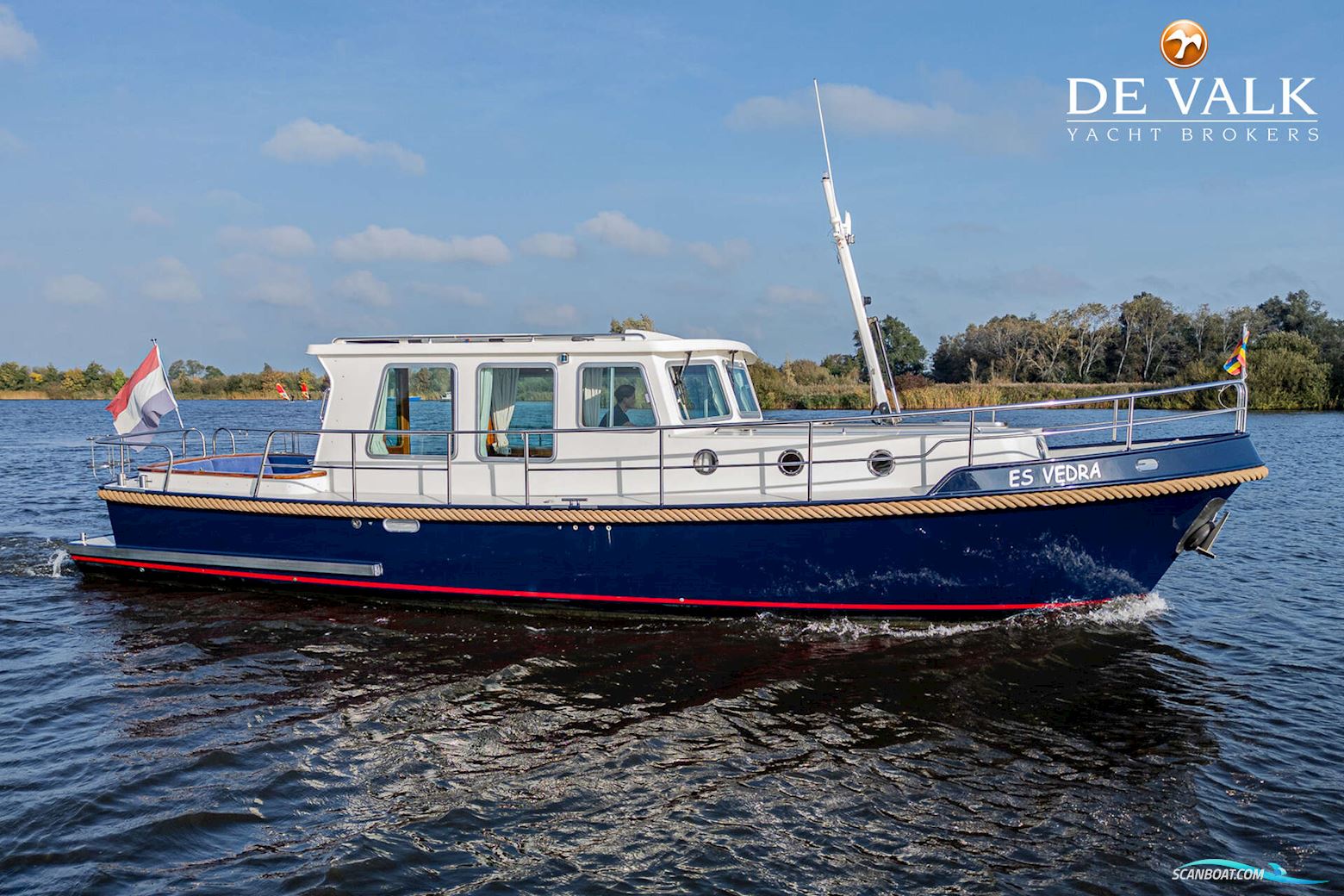Drentsche Kotter 1040 OK Motorboot 2005, mit Volkswagen Marine motor, Niederlande