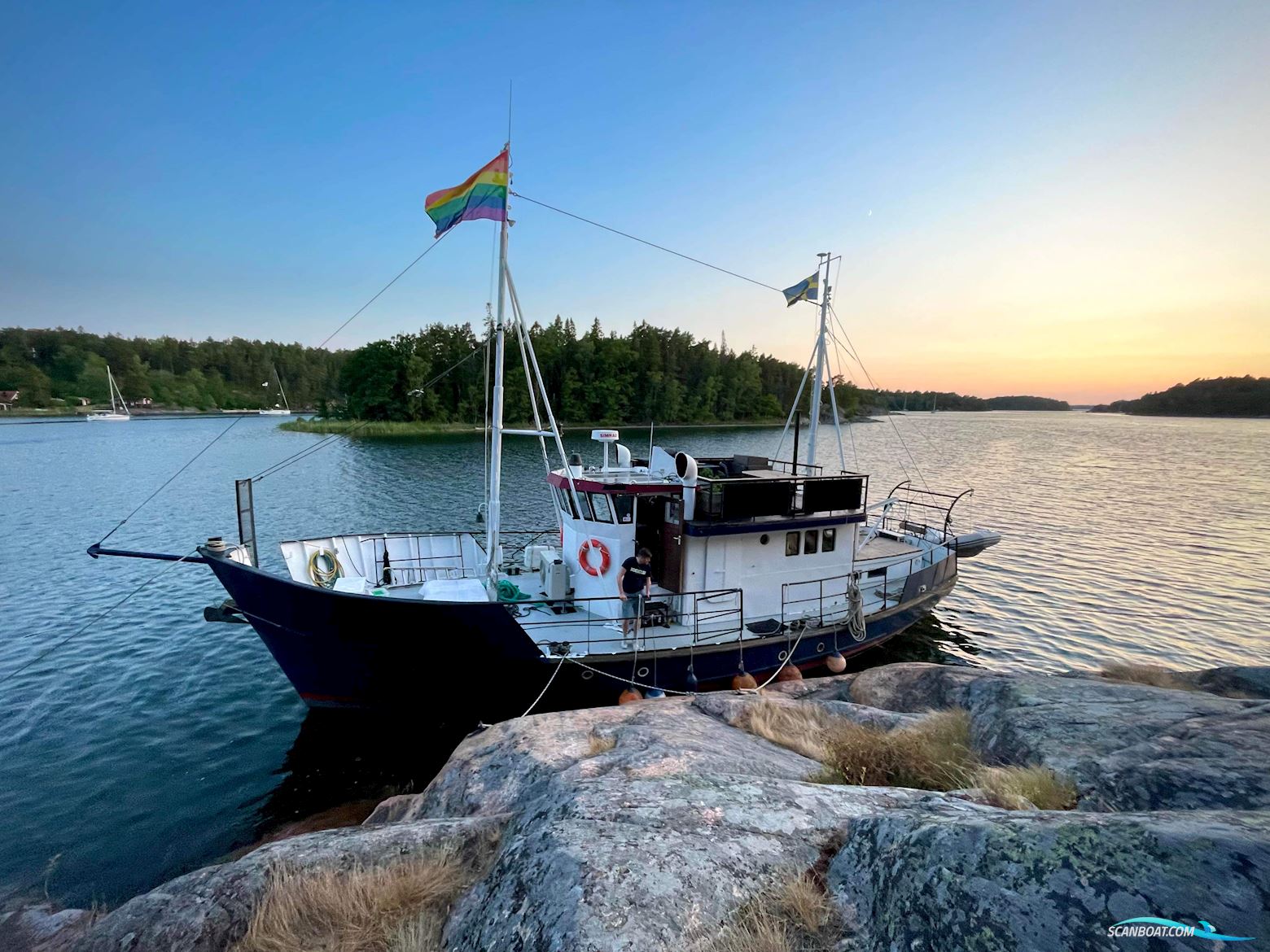 Dutch Motor Yacht Motorboot 1986, mit Daf motor, Sweden