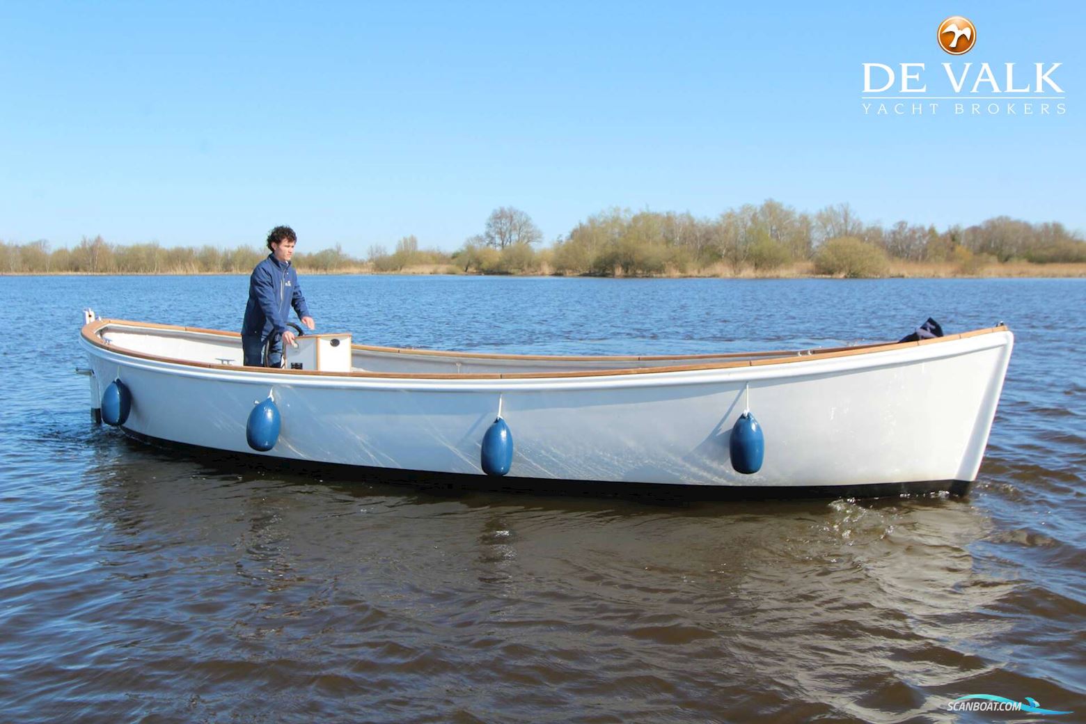 E-Sloep 750 Motorboot 1976, mit Waterworld motor, Niederlande