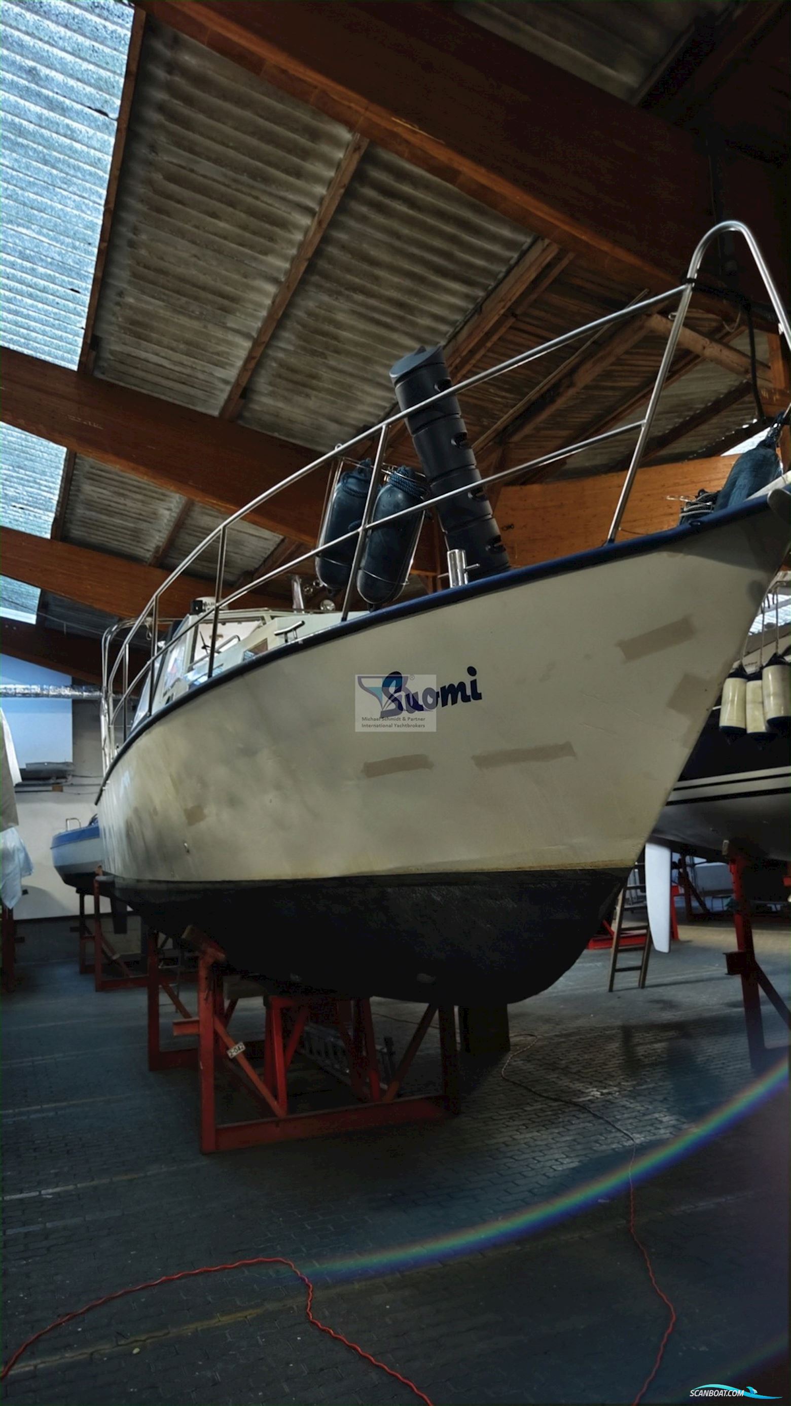 Eigenbau Reinke Tourina 10m Motorboot 1983, mit Mercedes OM 616 motor, Deutschland