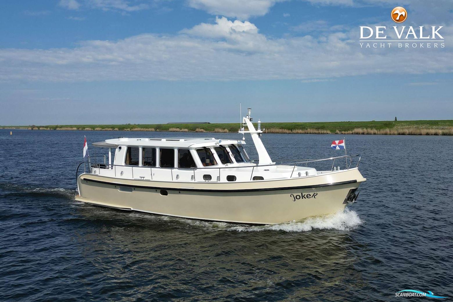 Euroship Classic Kotter 1350 OK Motorboot 2009, mit Iveco motor, Niederlande