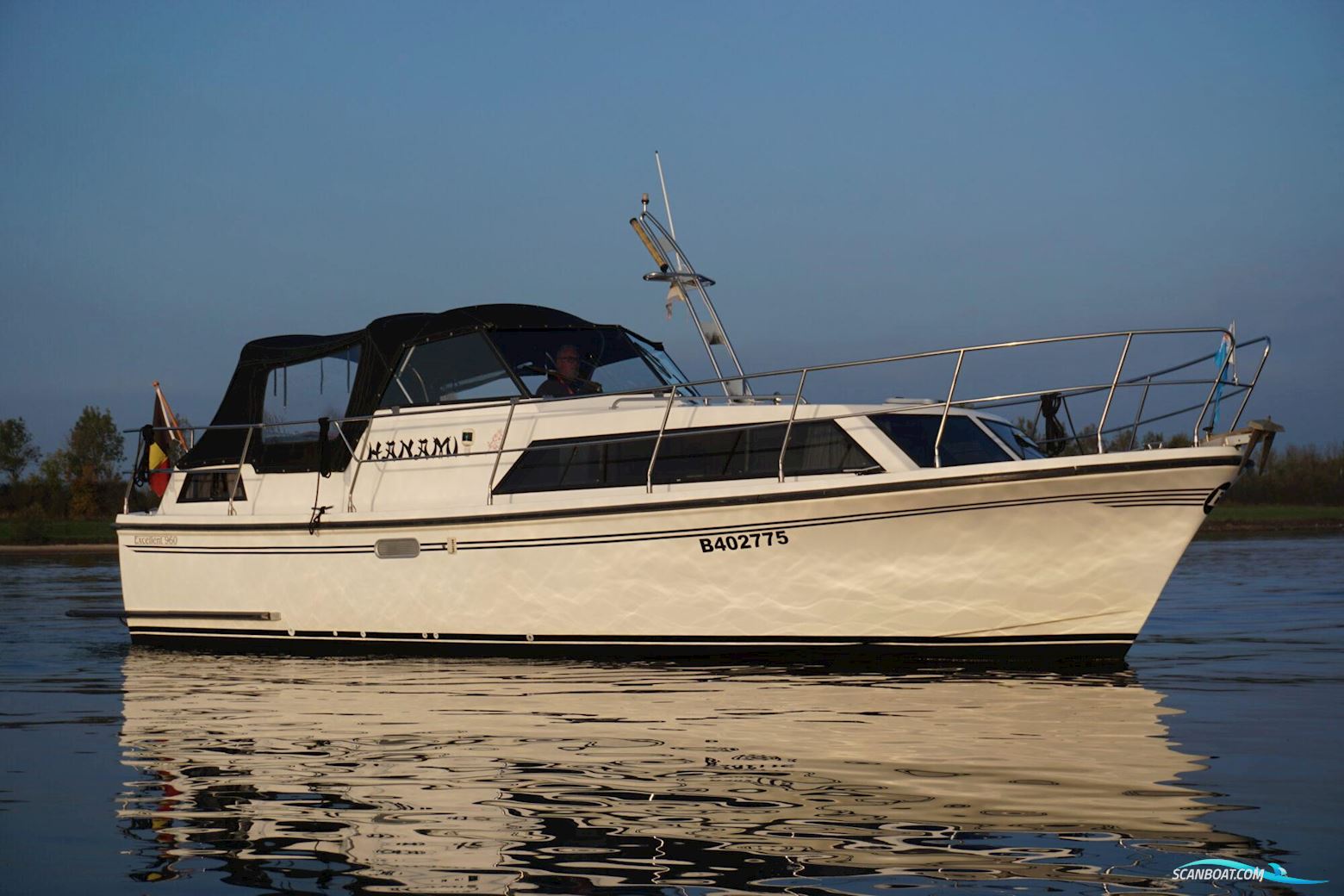 Excellent 9.60 OK AK Motorboot 1997, mit Yanmar motor, Belgien