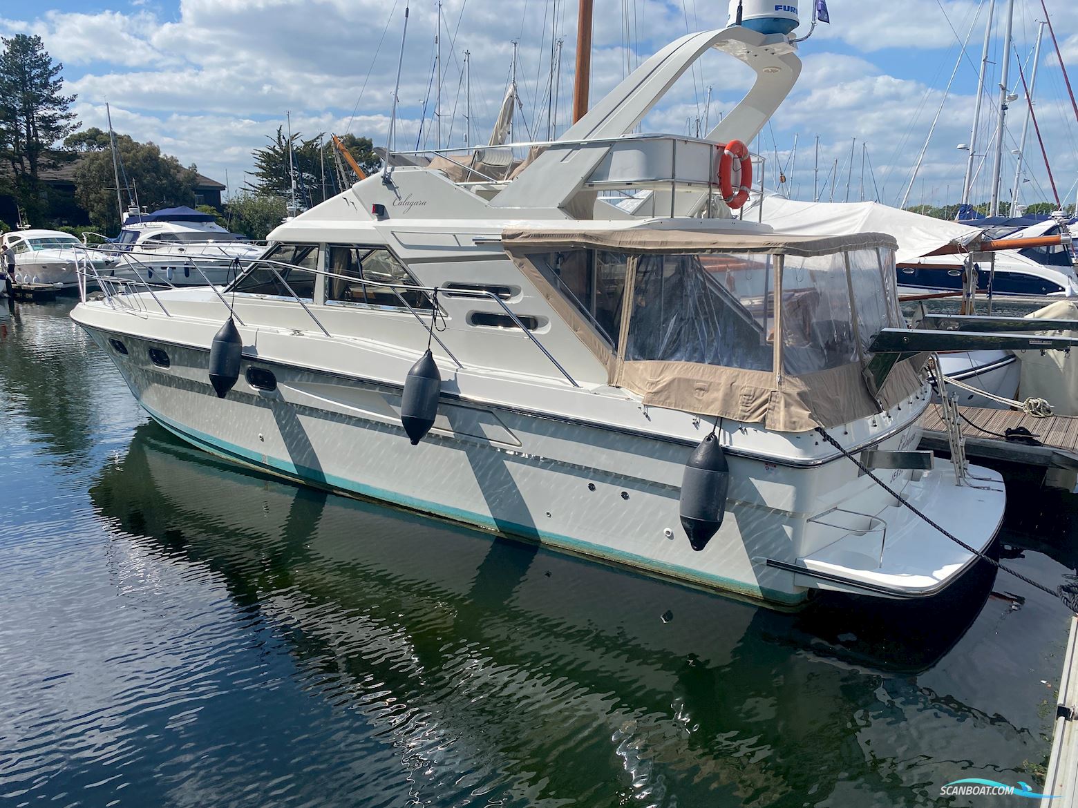 Fairline 43 Aft Cabin Motorboot 1989, mit Volvo Penta motor, England