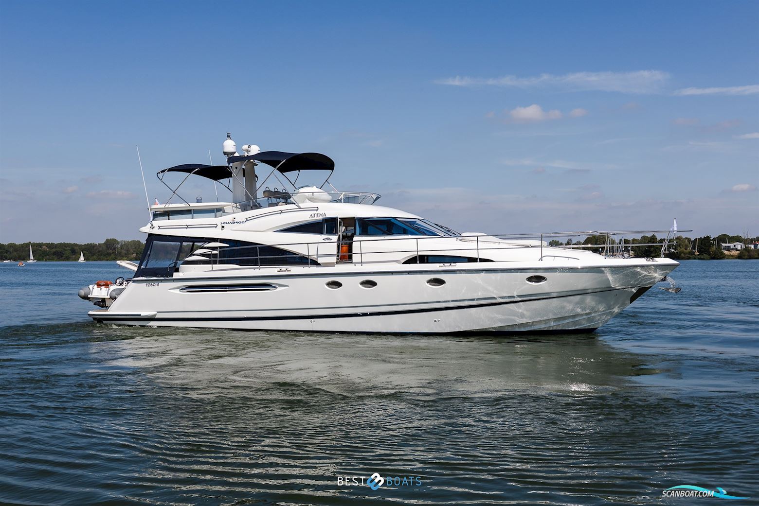 Fairline 58 Squadron Motorboot 2003, mit Volvo Penta D12-715 motor, Niederlande