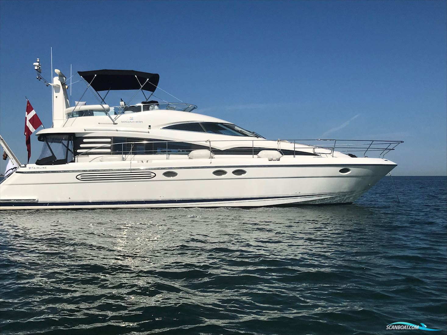 Fairline Squadron 52 Motorboot 2001, mit Volvo Penta D12 motor, Dänemark