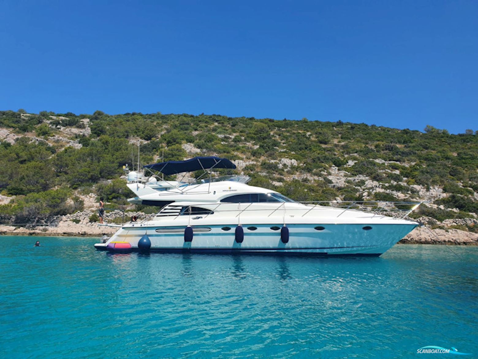Fairline Squadron 55 Fly Motorboot 2002, mit Volvo Penta D12 motor, Kroatien
