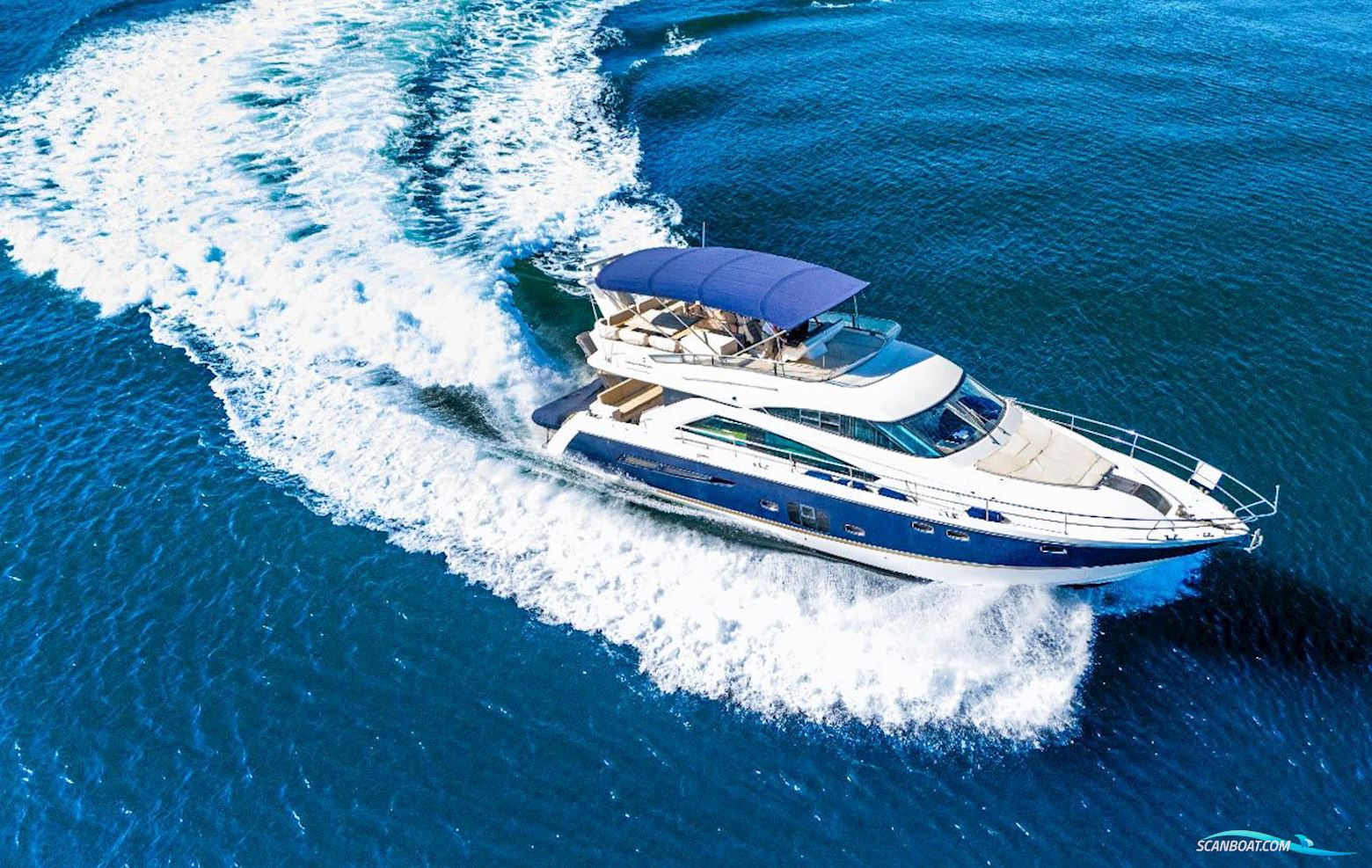 Fairline Squadron 55 Motorboot 2009, mit Volvo Penta D 12 motor, Griechenland