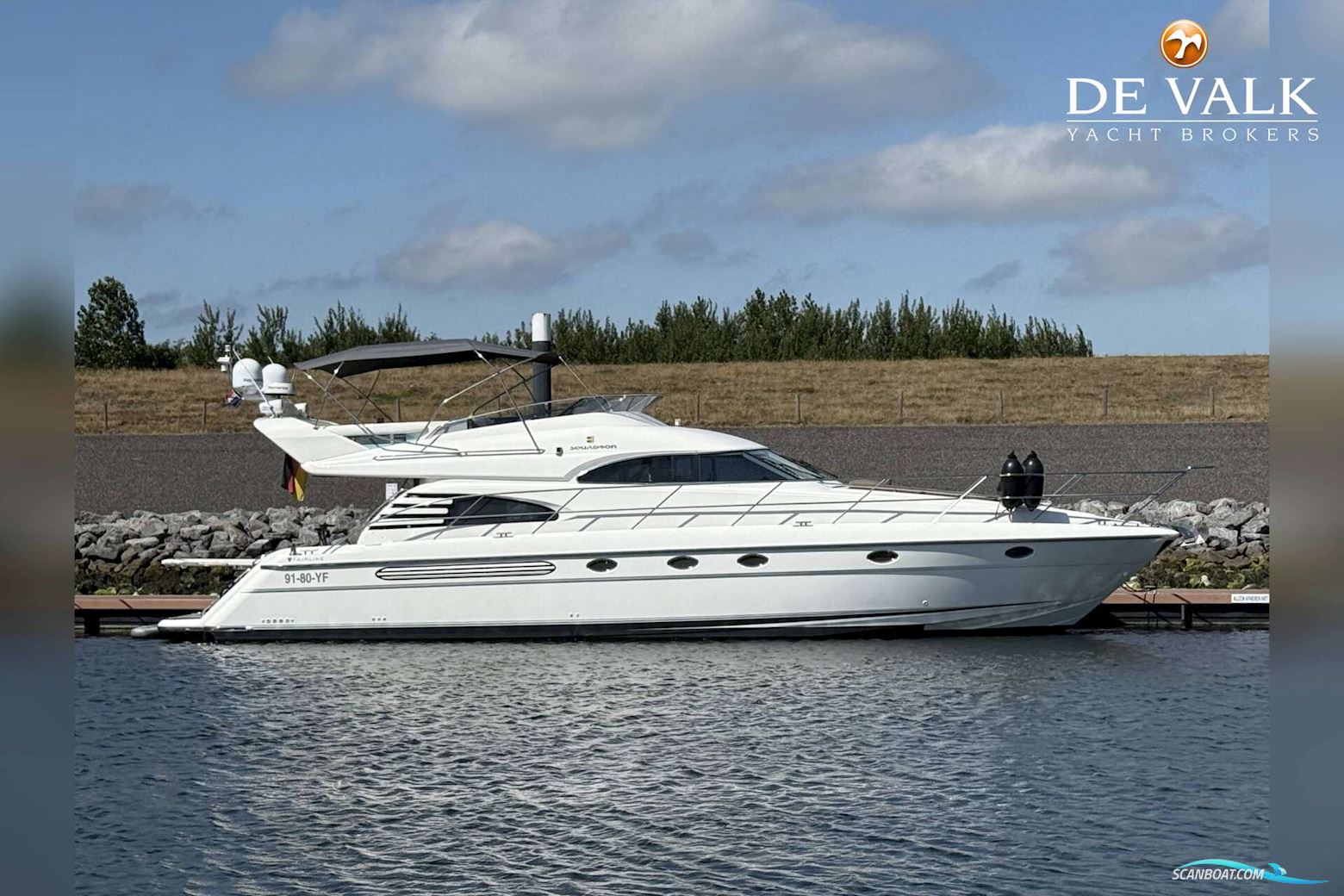 Fairline Squadron 55 Motorboot 2002, mit Volvo Penta motor, Niederlande