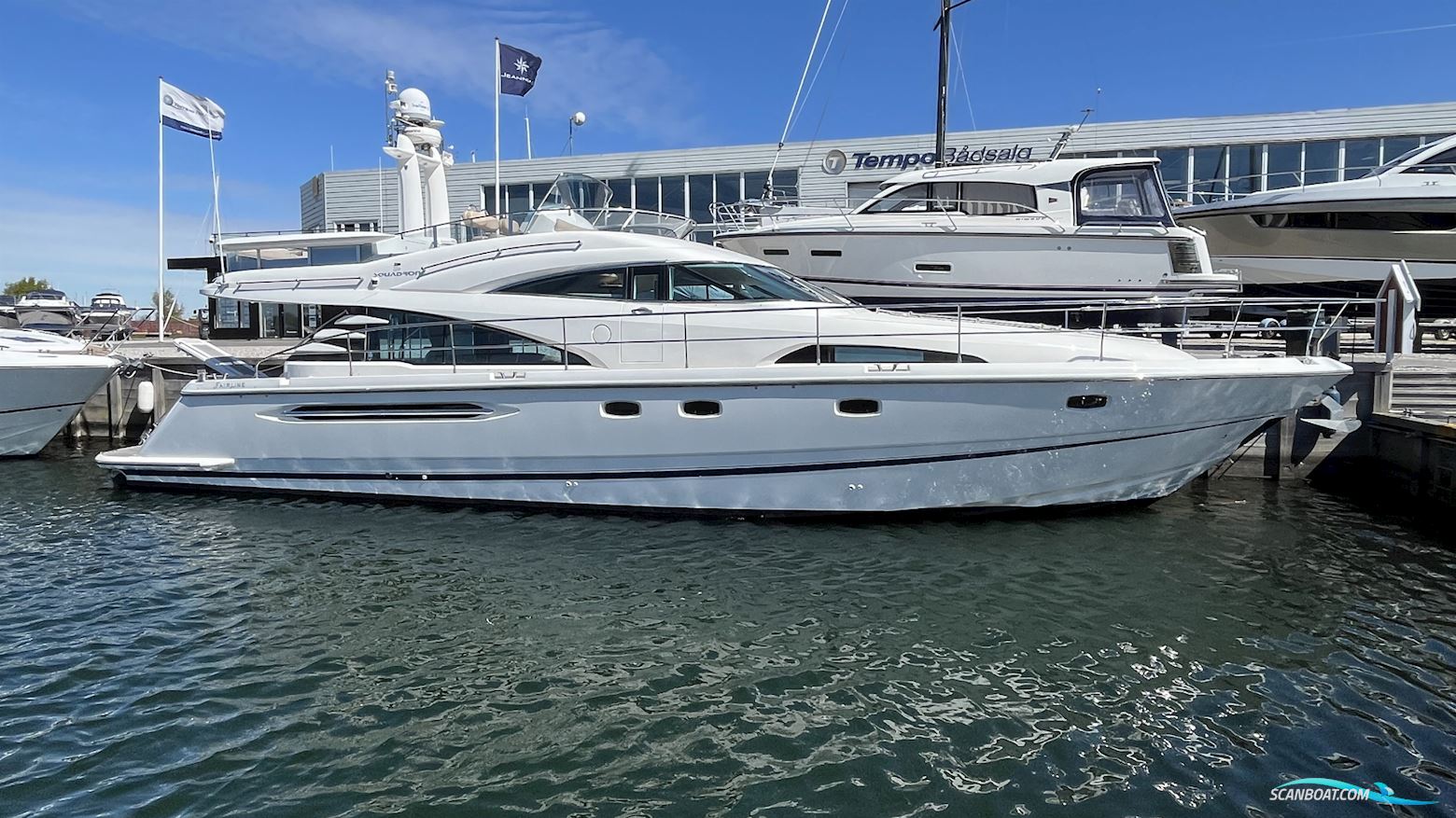 Fairline Squadron 58 Motorboot 2004, mit Volvo Penta D12-715 motor, Dänemark