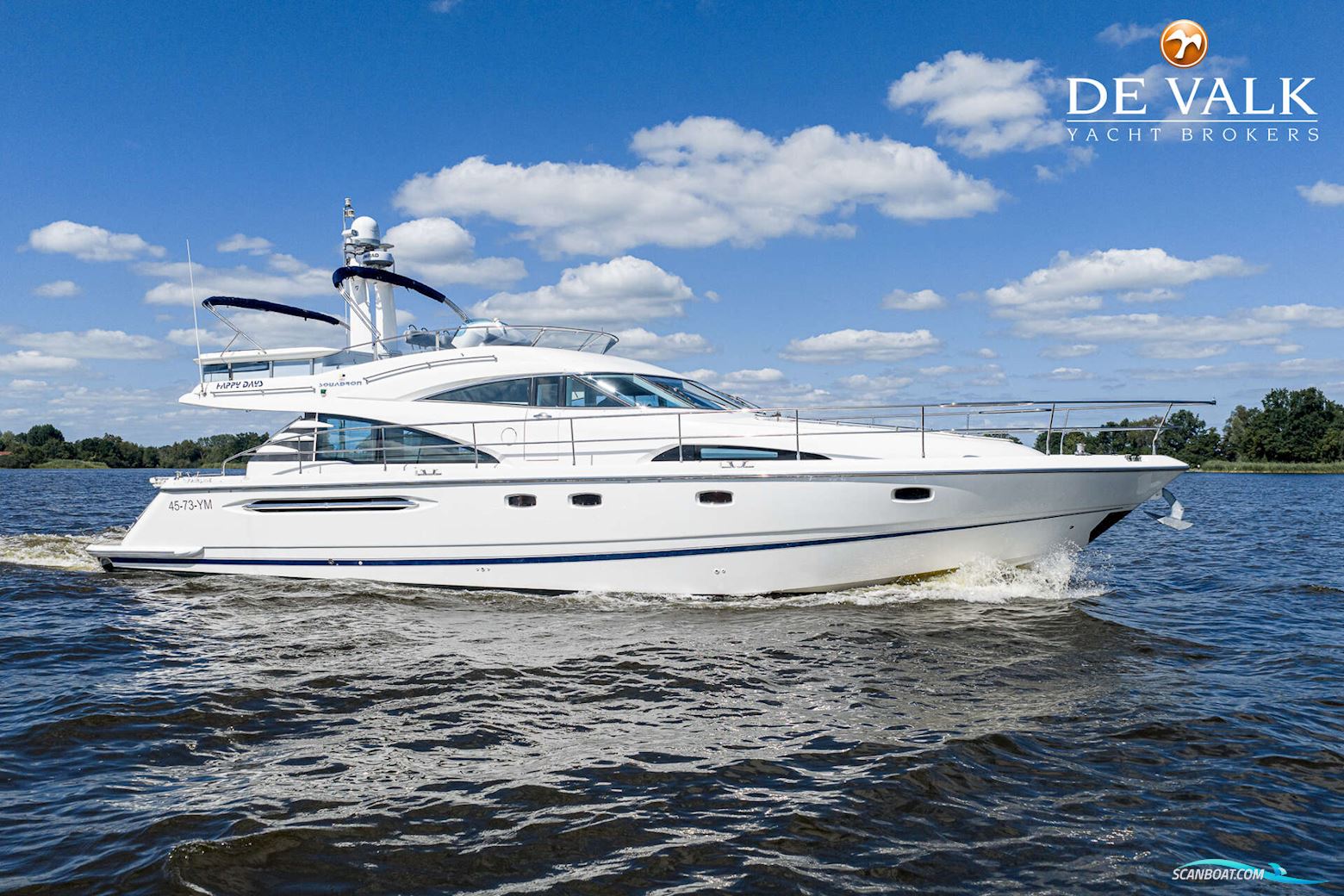 Fairline Squadron 58 Motorboot 2006, mit Volvo Penta motor, Niederlande