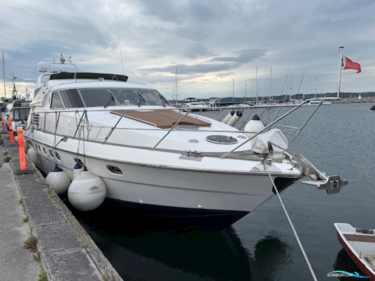 Fairline Squadron 62. Bytte Med Mindre Båd Motorboot 1992, mit 2 x Man D2840 Lxe motor, Dänemark
