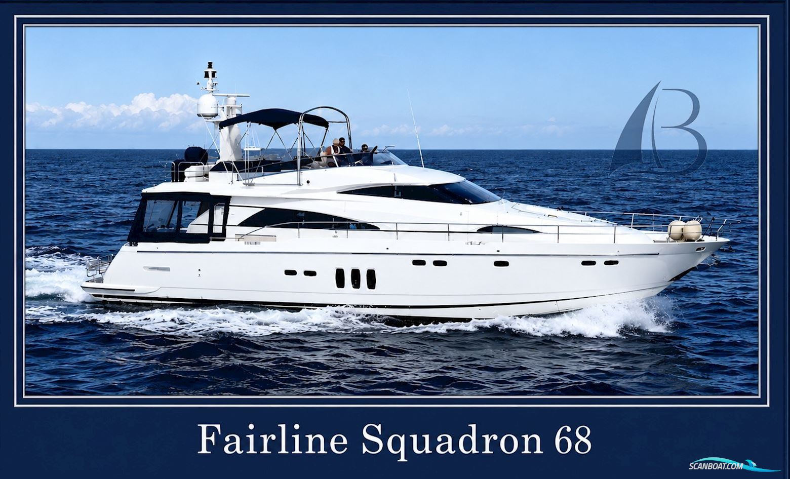 Fairline Squadron 68 Motorboot 2006, mit Man motor, Dänemark