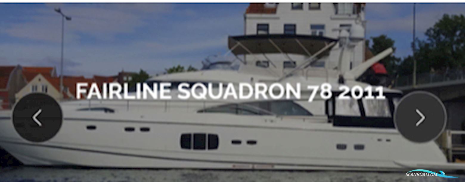 Fairline Squadron 78 Motorboot 2011, mit Caterpillar motor, Sweden