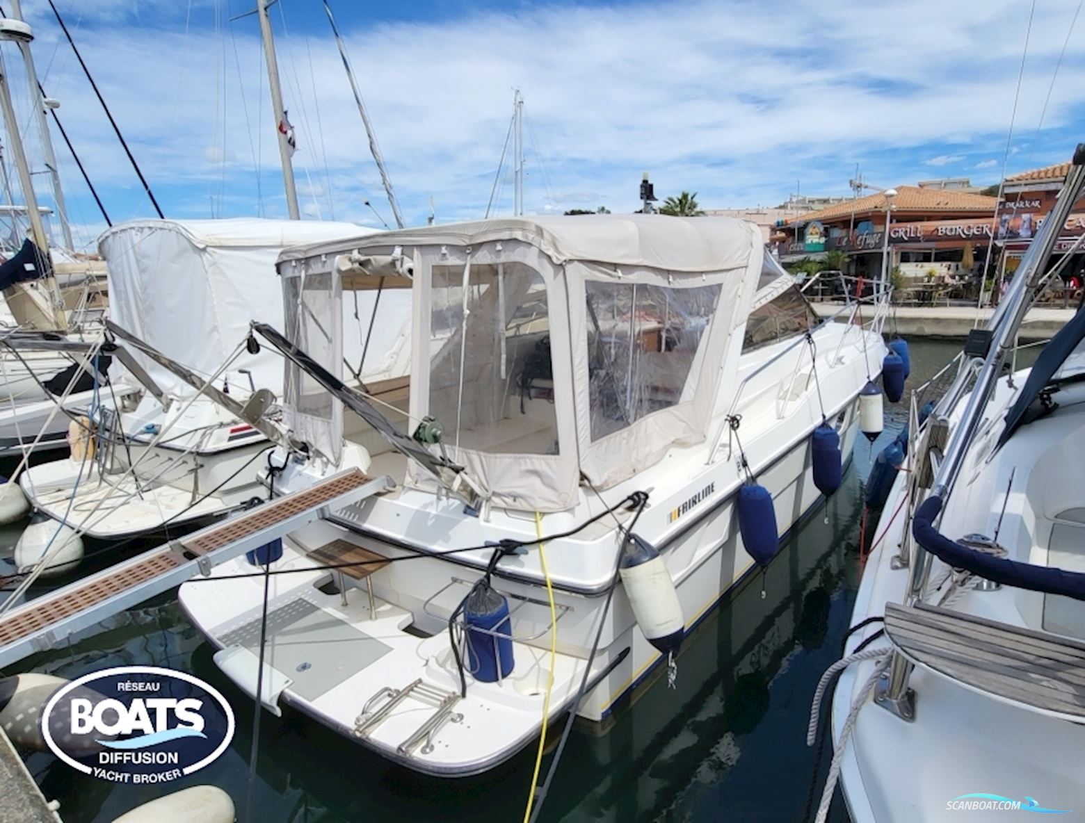 Fairline Targa 33 Motorboot 1989, mit Volvo motor, Frankreich