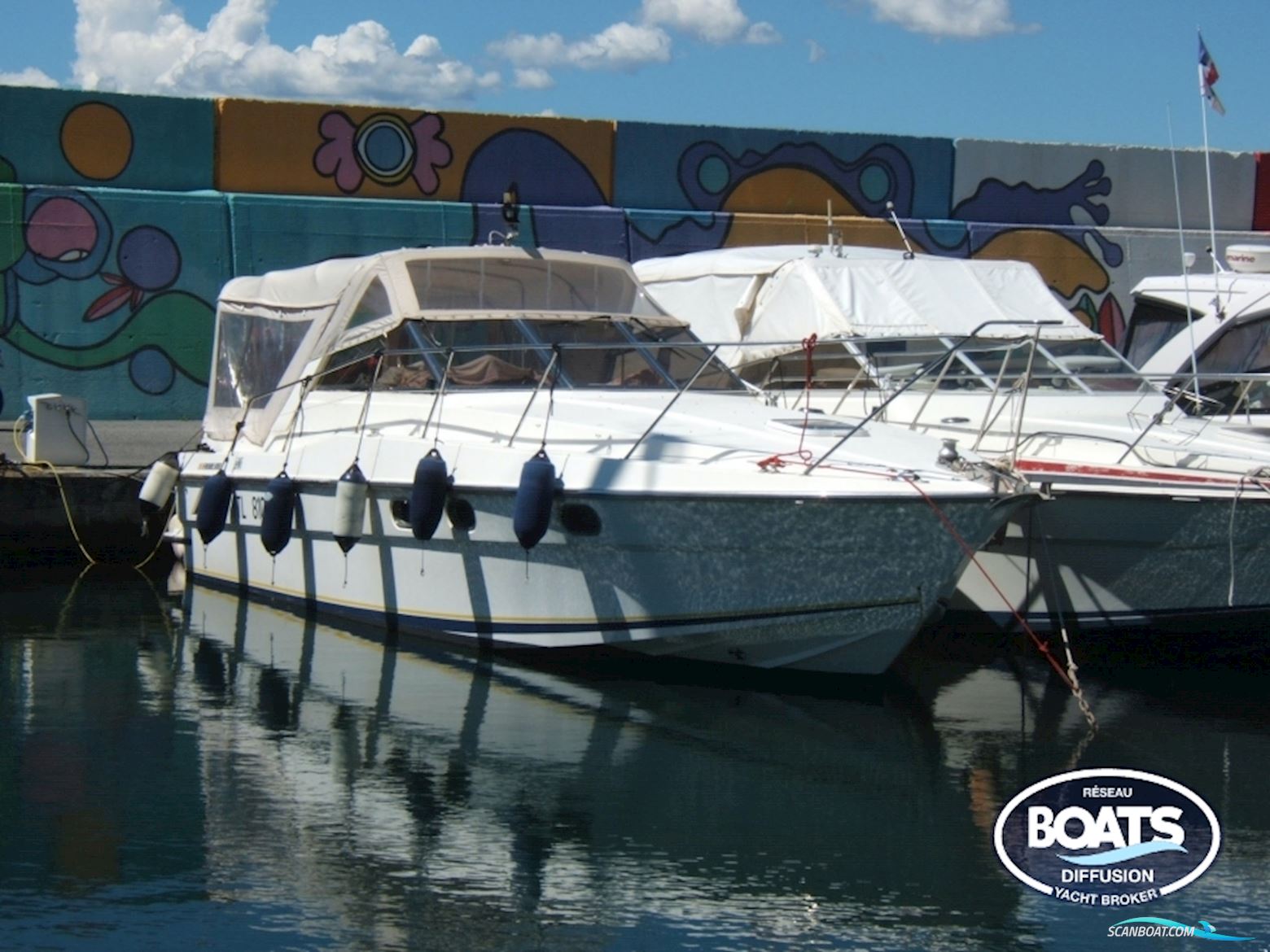 Fairline TARGA 33 Motorboot 1989, mit VOLVO motor, Frankreich