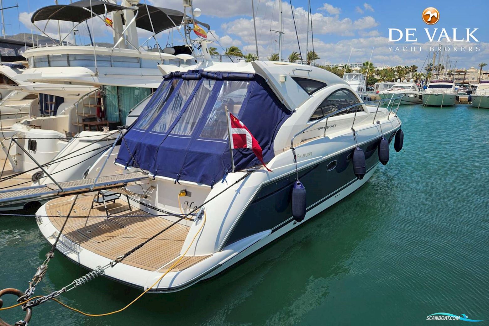 Fairline Targa 44 Gran Turismo Motorboot 2011, mit Volvo Penta D6-370 motor, Spanien