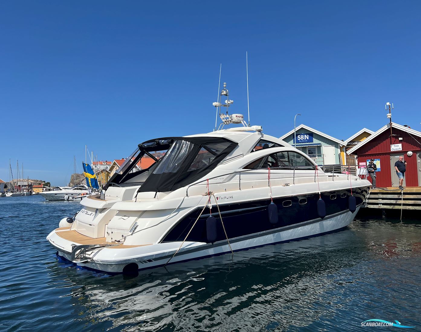 Fairline Targa 52 GT Motorboot 2005, mit 2 x Volvo Penta D12D-A 715 motor, Sweden