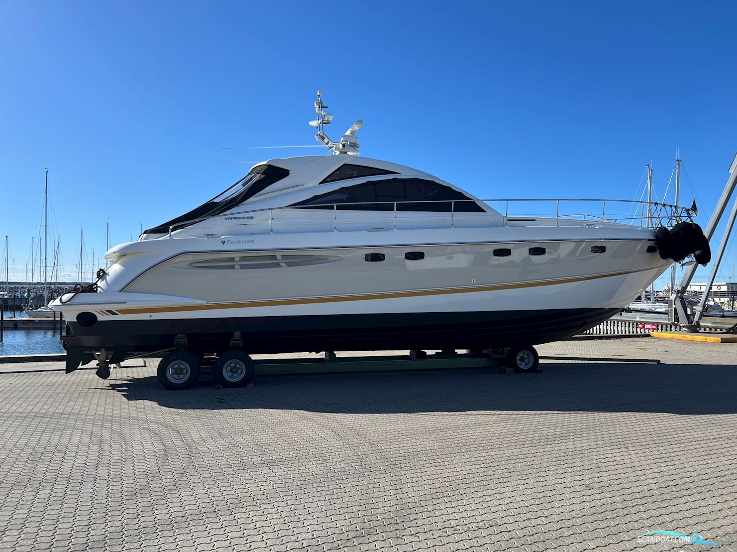 Fairline Targa 52 Motorboot 2008, mit Volvo Penta D12 motor, Dänemark