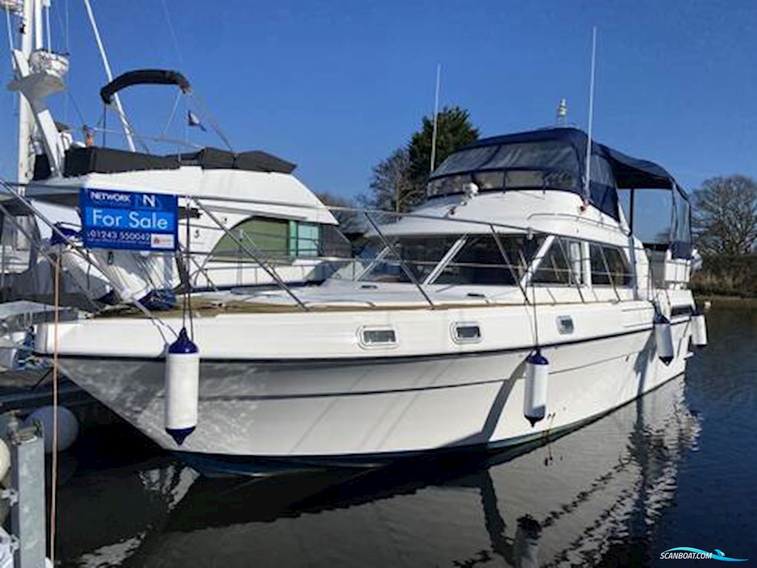 Fairline Turbo 36 Motorboot 1992, mit Volvo Penta Tamd61A motor, England