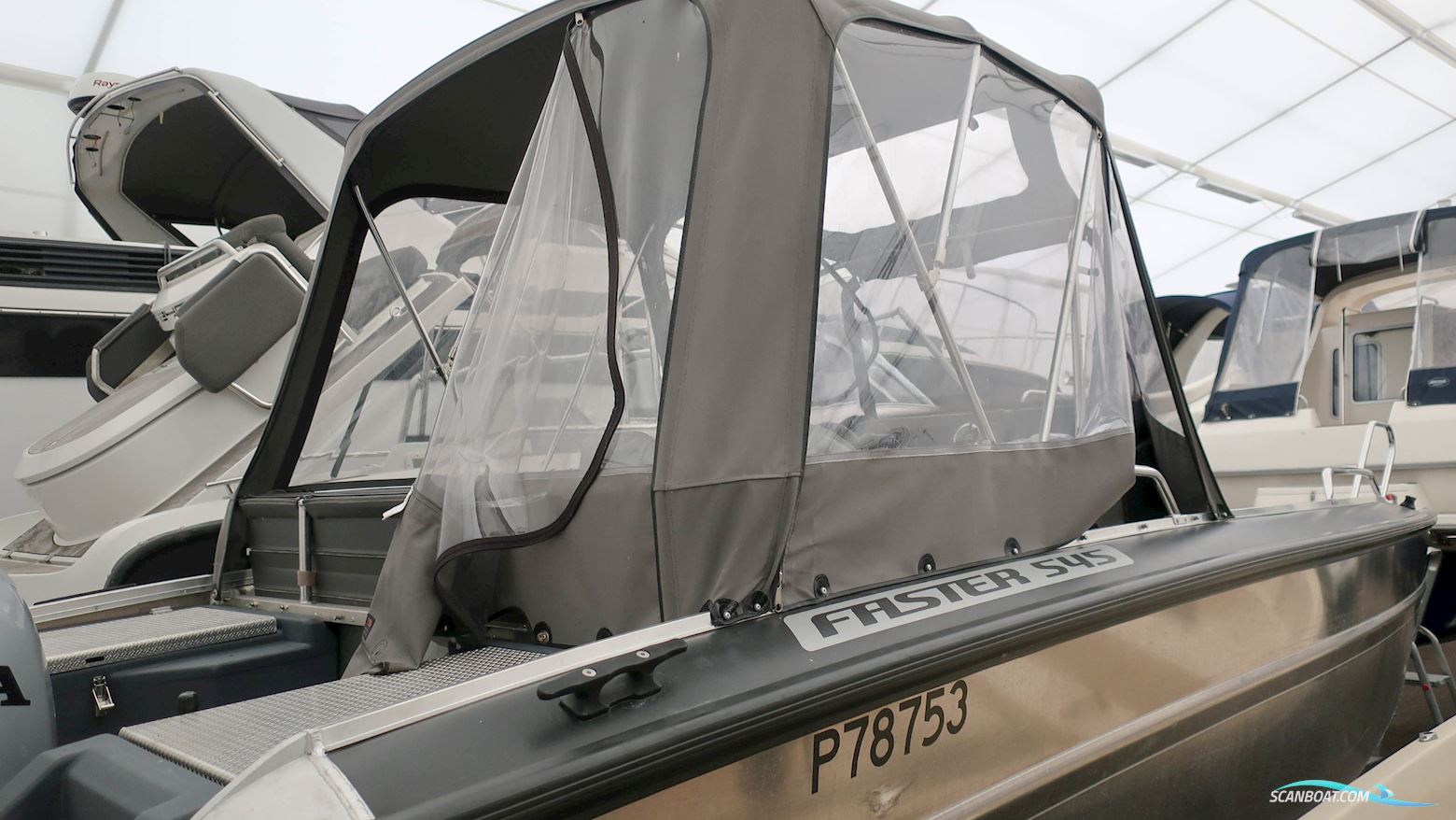 Faster 545 CC Motorboot 2019, mit Honda BF 100 motor, Finland