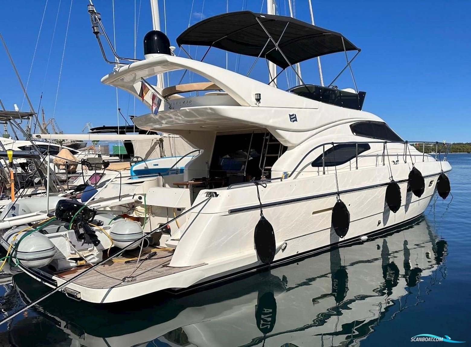 Ferretti 430 Fly Motorboot 2003, mit Volvo Penta Tamd 74 Evc Welle motor, Kroatien