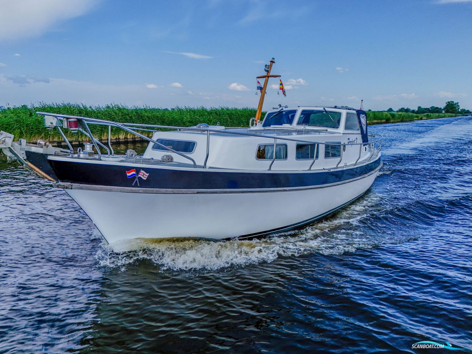 Finnclipper 35 OK ‘Project X’ Motorboot 1972, mit Perkins motor, Niederlande