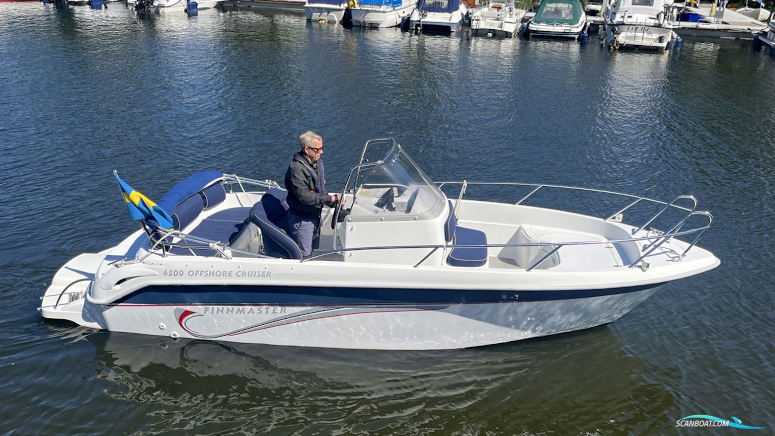 Finnmaster 6500 Offshore Cruiser Motorboot 2005, mit Volvo Penta motor, Sweden