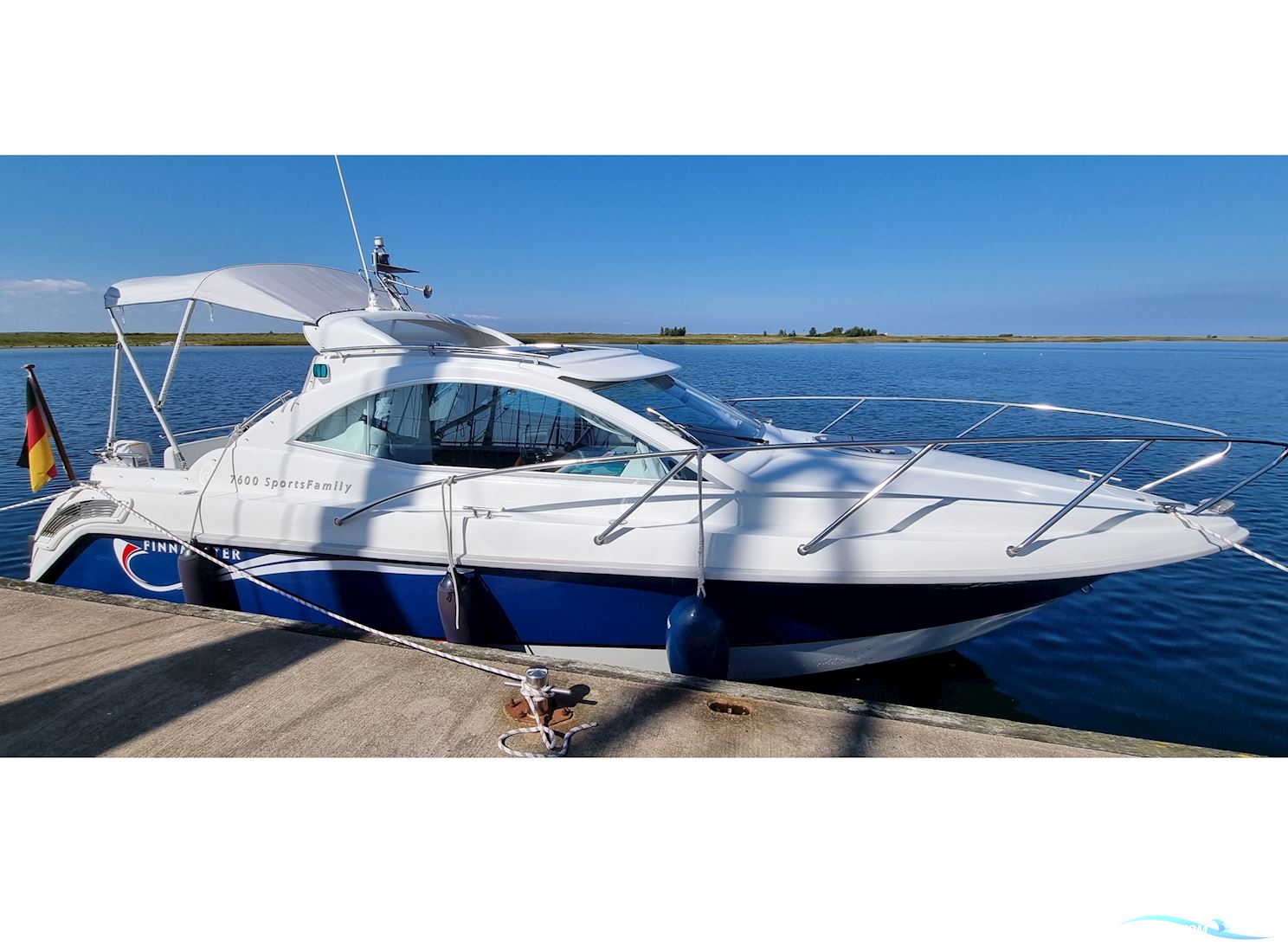 Finnmaster 7600 Motorboot 2005, mit Volvo Penta D4 motor, Deutschland