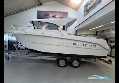 Finnmaster Pilot 7.0 Motorboot 2013, mit Yamaha F150 4-takt motor, Dänemark
