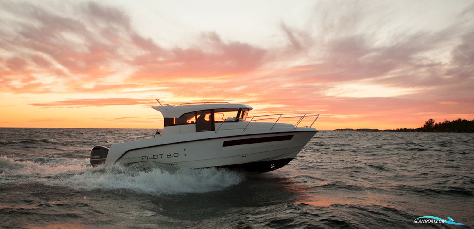 Finnmaster Pilot 8 Motorboot 2023, mit Yamaha LF150Xca motor, Dänemark