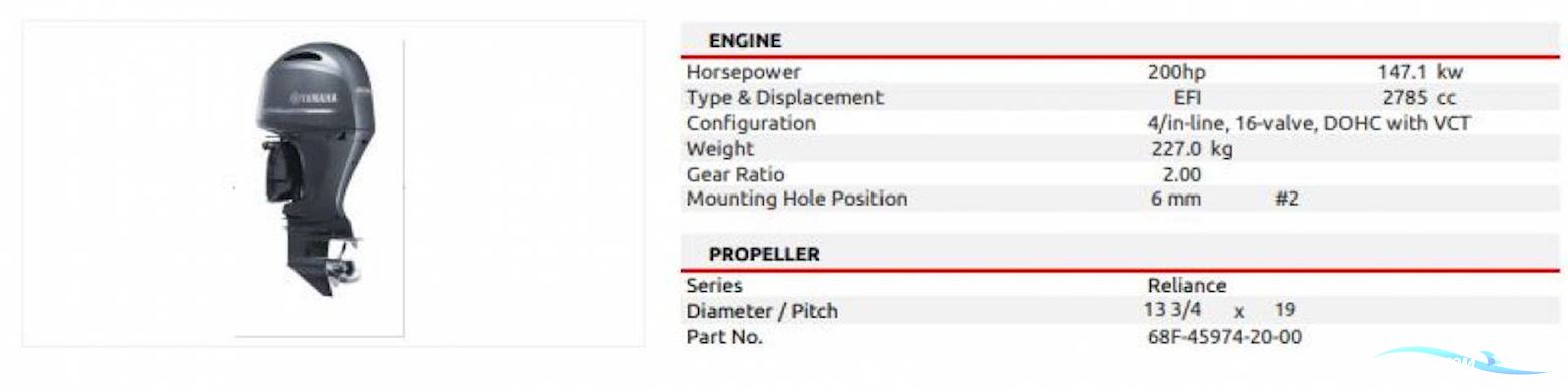 Finnmaster T6 - Yamaha 150 HK/Udstyr