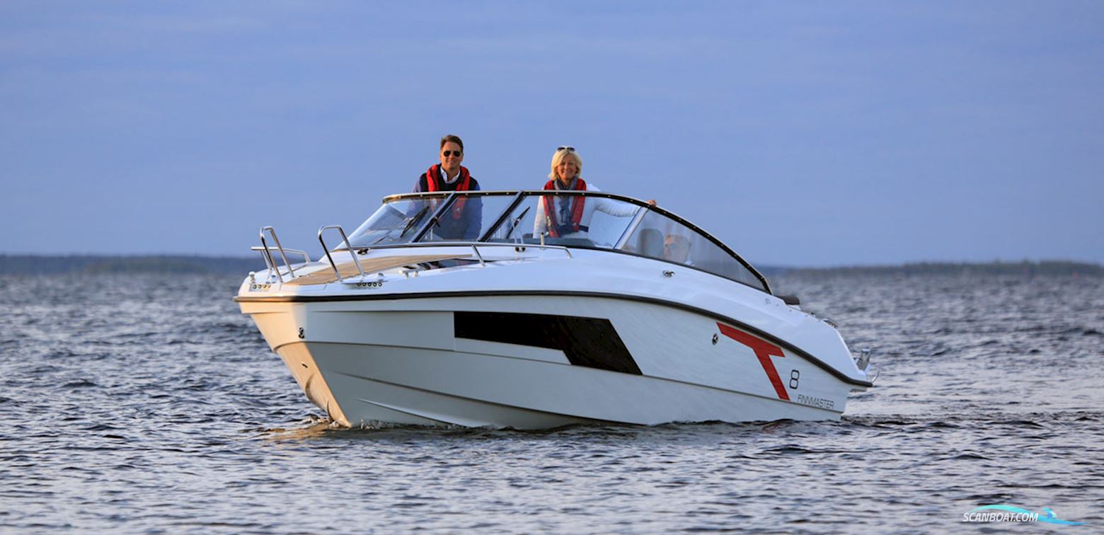 Finnmaster T8 Motorboot 2024, mit Yamaha F300Xsb2 White motor, Dänemark