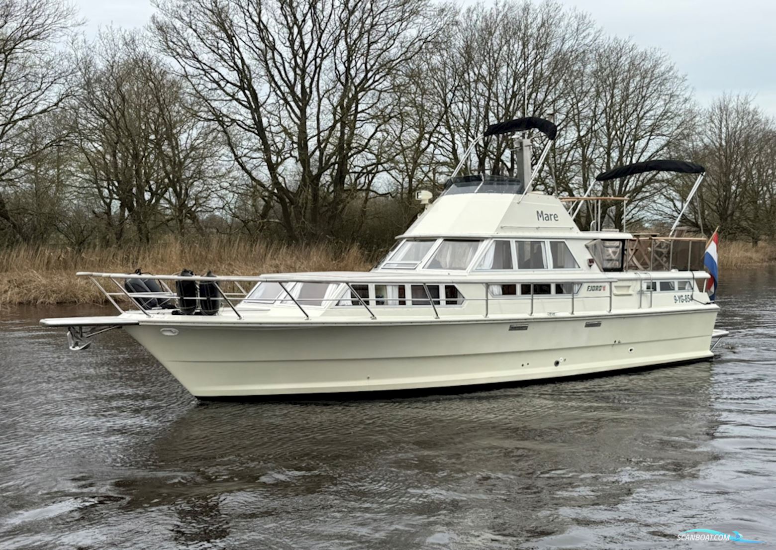 Fjord 38 Fly Motorboot 1974, mit Volvo Penta motor, Niederlande