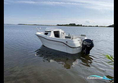 Fjordjollen 450 Cabin Motorboot 2024, mit Yamaha F40Fetl motor, Dänemark