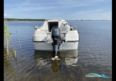 Fjordjollen 450 Cabin Motorboot 2024, mit Yamaha F40Fetl motor, Dänemark