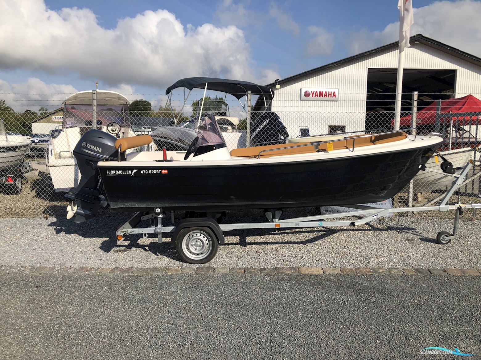 Fjordjollen 470 Sport Motorboot 2020, mit Yamaha F30Betl motor, Dänemark