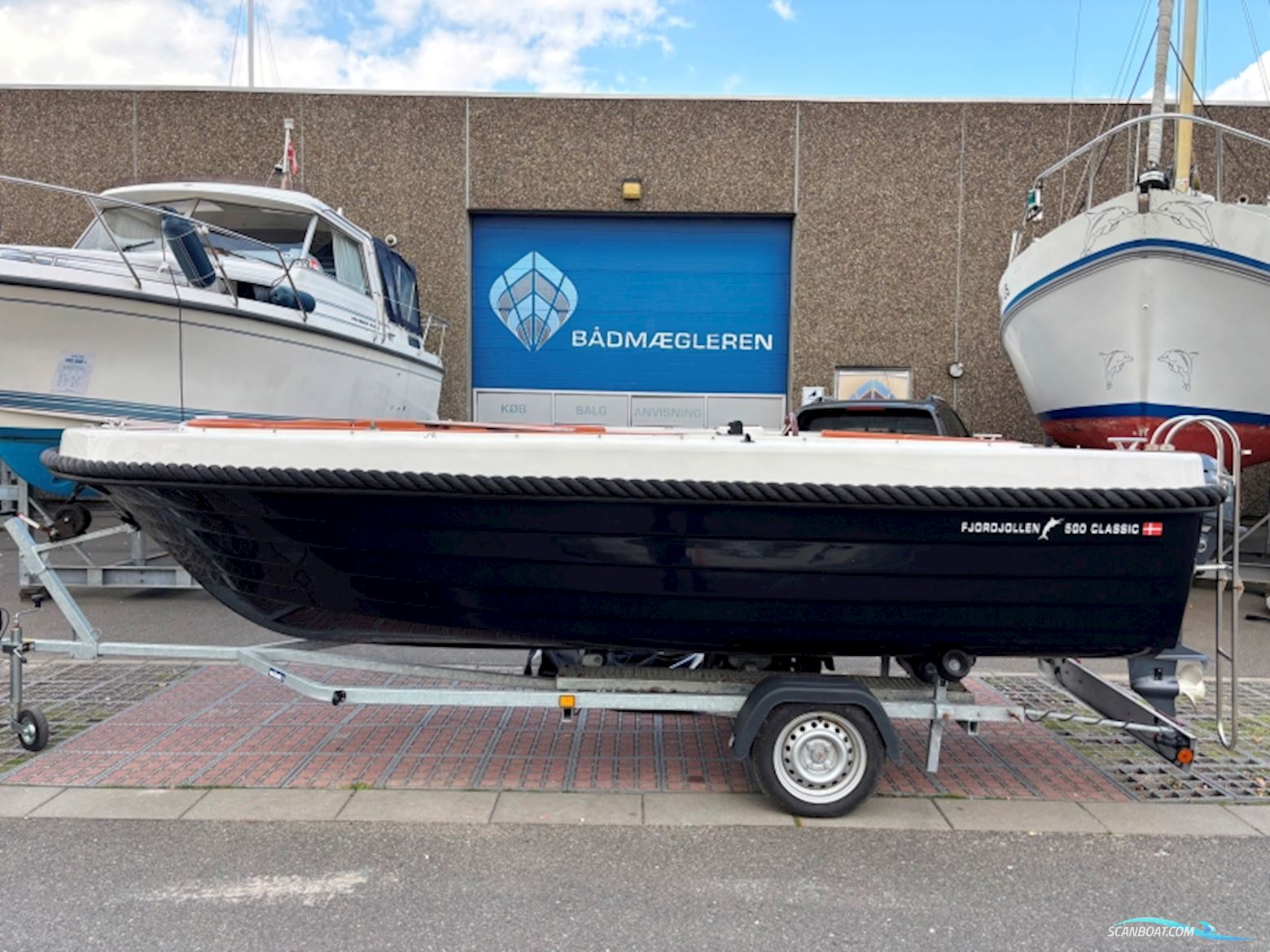 Fjordjollen 500 Classic - Tenderbåd Motorboot 2020, mit Yamaha motor, Dänemark
