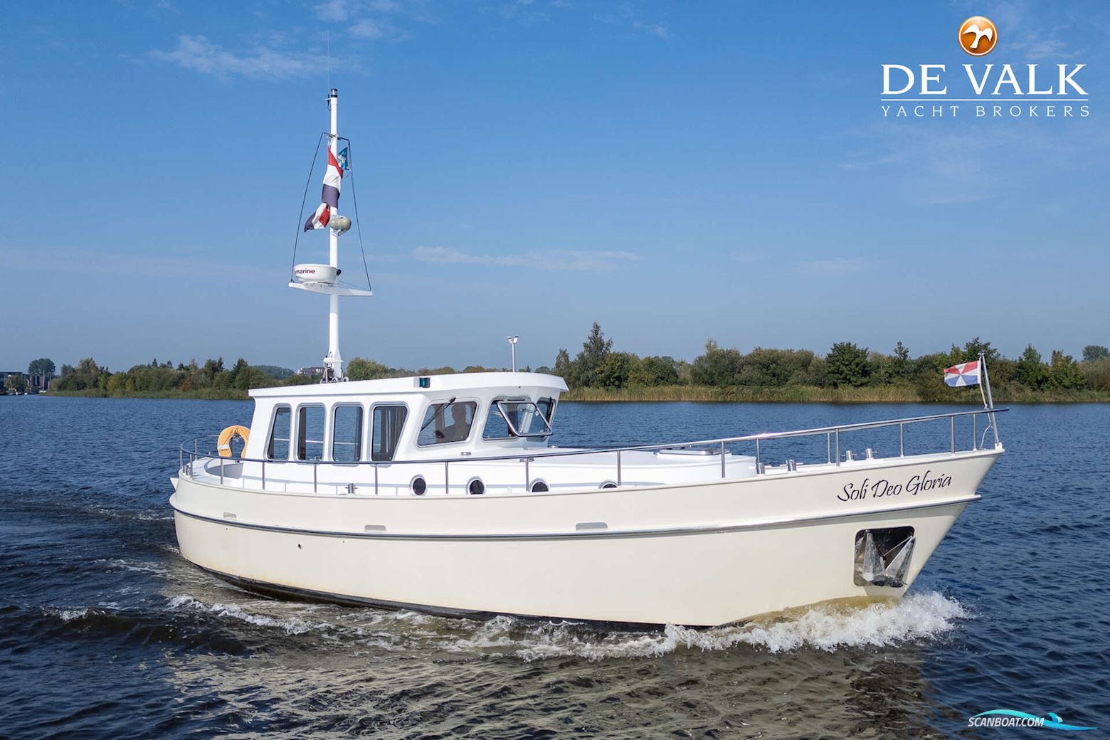 Flevo Spiegelkotter 1250 Motorboot 1995, mit Daf motor, Niederlande