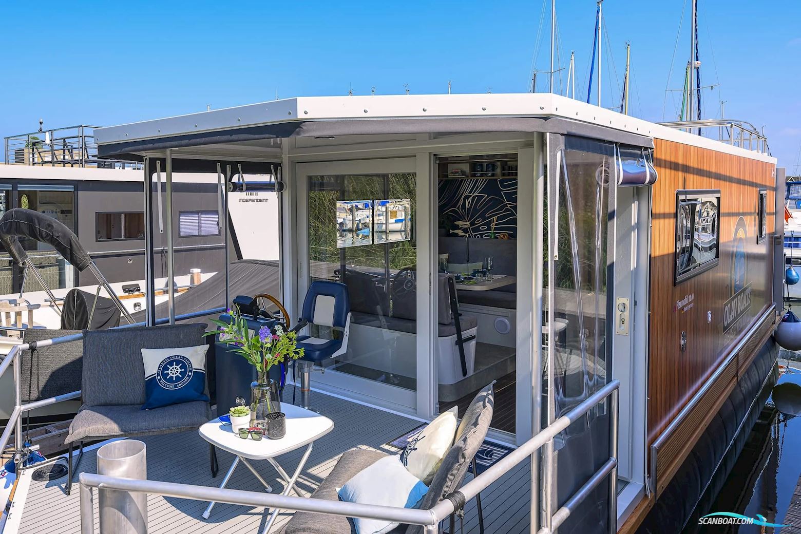 Flexmobil Houseboat Insula Motorboot 2024, mit Tohatsu motor, Niederlande