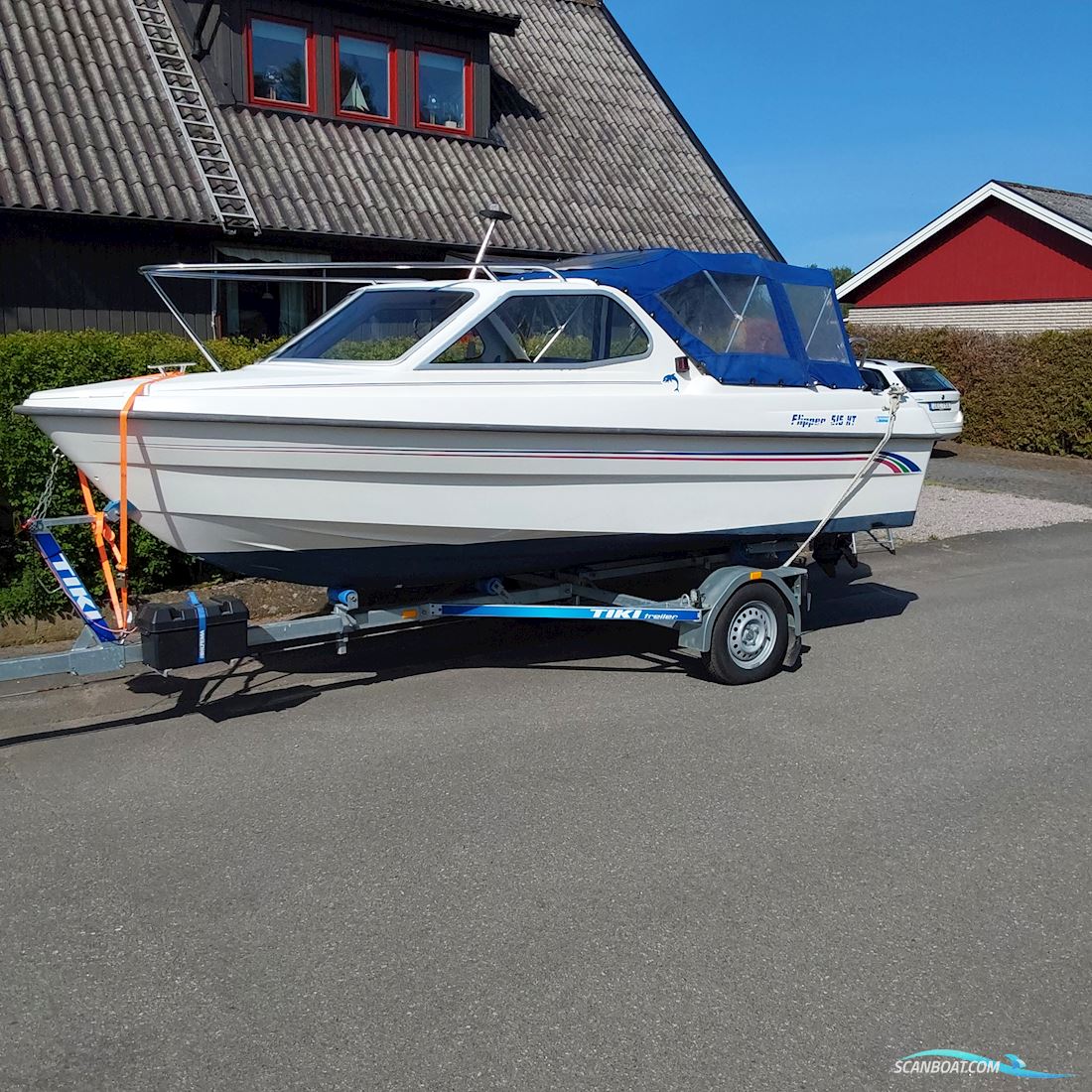 Flipper 515 HT Motorboot 1999, mit Mercury 4 Stroke motor, Sweden
